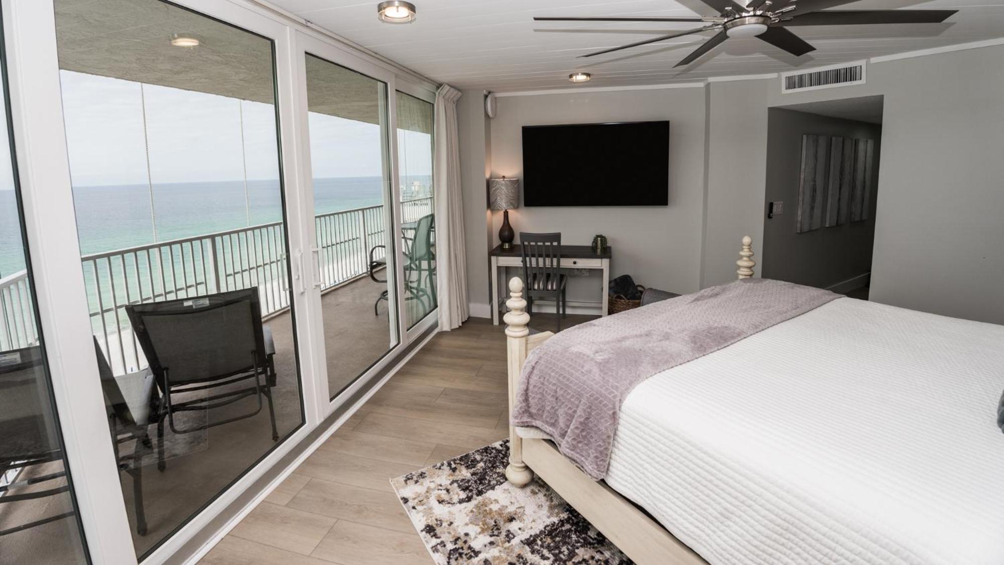 New Rental - 3Br 3Ba Corner Beachfront - 2024 Remodel - 3 Pools, Tiki Hut, Gym, Tennis Panama City Beach Eksteriør bilde