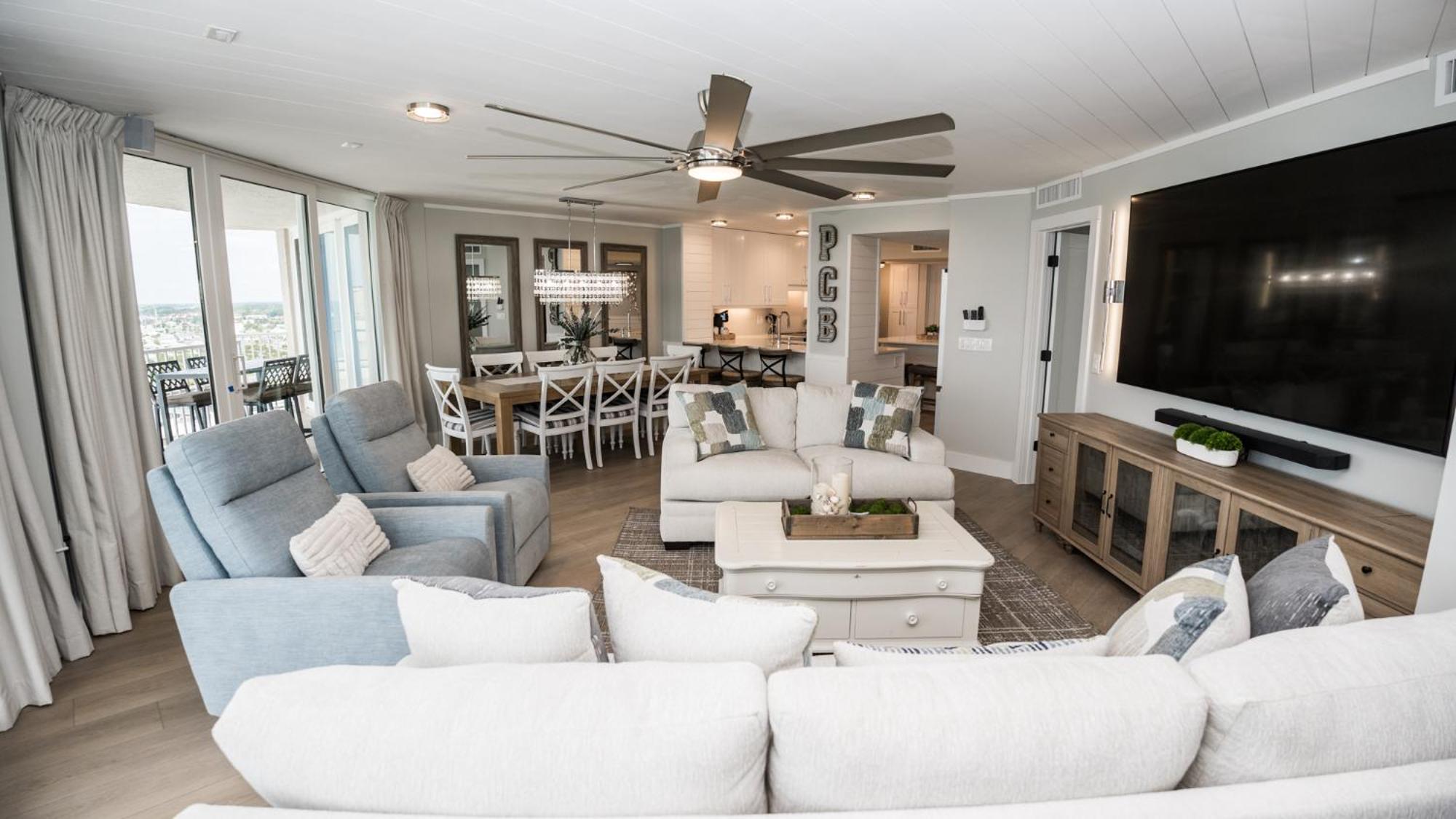 New Rental - 3Br 3Ba Corner Beachfront - 2024 Remodel - 3 Pools, Tiki Hut, Gym, Tennis Panama City Beach Eksteriør bilde