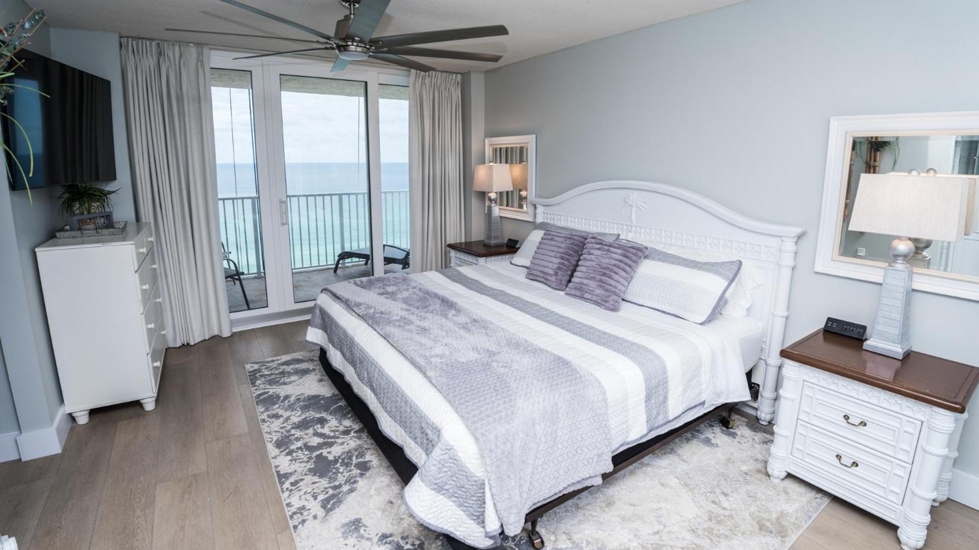 New Rental - 3Br 3Ba Corner Beachfront - 2024 Remodel - 3 Pools, Tiki Hut, Gym, Tennis Panama City Beach Eksteriør bilde