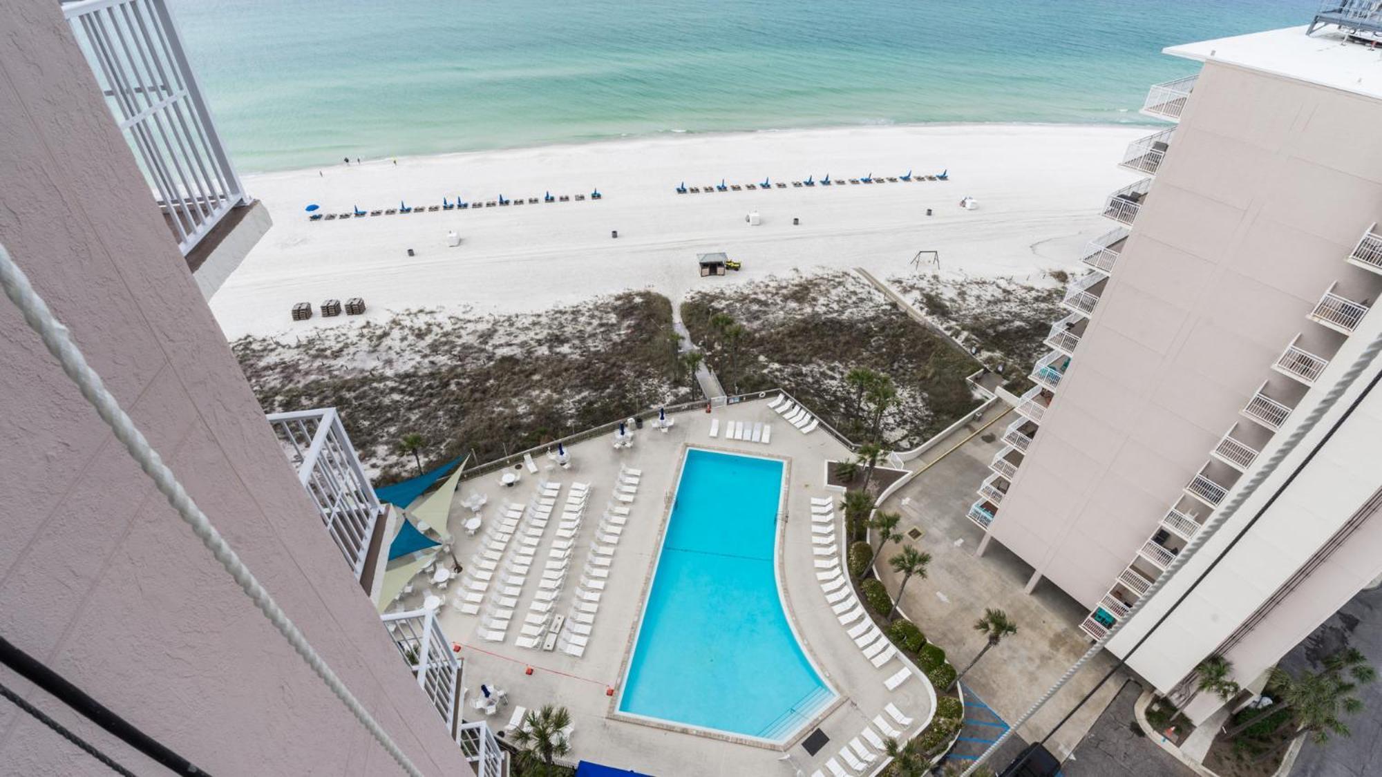 New Rental - 3Br 3Ba Corner Beachfront - 2024 Remodel - 3 Pools, Tiki Hut, Gym, Tennis Panama City Beach Eksteriør bilde
