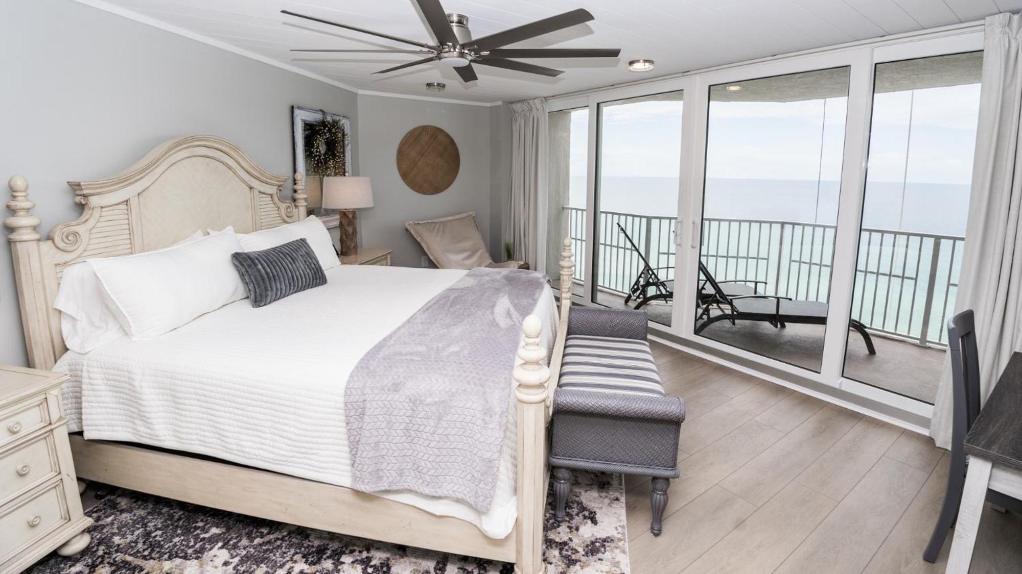 New Rental - 3Br 3Ba Corner Beachfront - 2024 Remodel - 3 Pools, Tiki Hut, Gym, Tennis Panama City Beach Eksteriør bilde